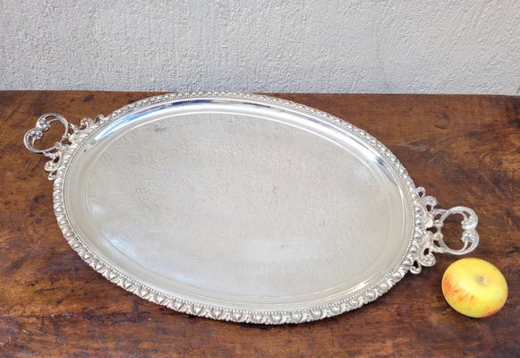 Antique Silver Metal Tray-SYQ-2042823