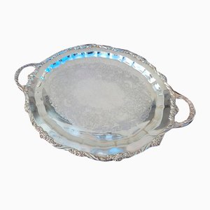 Antique Silver Metal Tray-SYQ-2042829