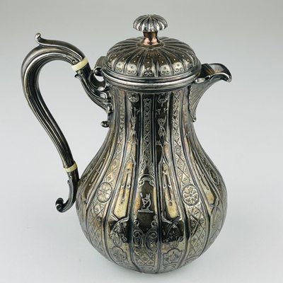 Antique Silver Plated Creamer by Elkington & Co, 1880s-WQC-2020047