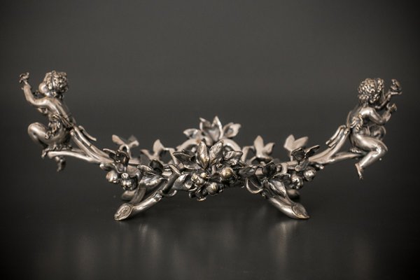 Antique Silver Plated Fruit Bowl-BXB-1426345