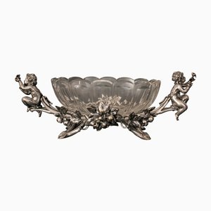 Antique Silver Plated Fruit Bowl-BXB-1426345