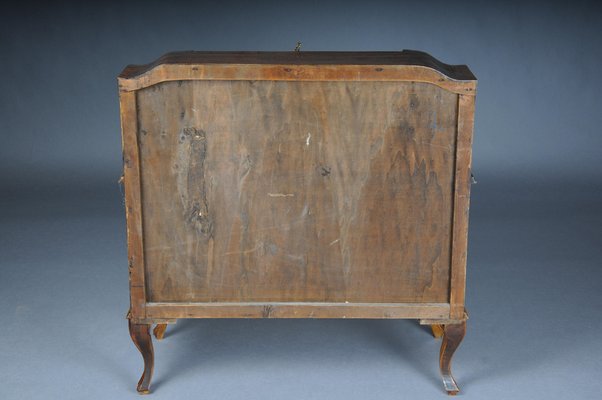 Antique Slanted Flap Secretary in Walnut Veneer-FLW-1765792