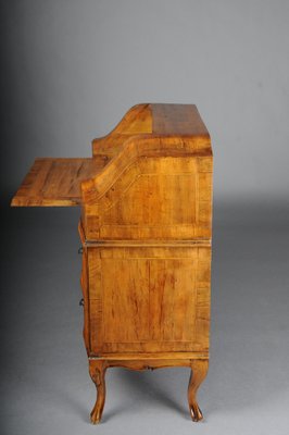 Antique Slanted Flap Secretary in Walnut Veneer-FLW-1765792