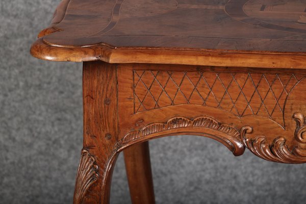 Antique Small Rococo Table Desk in Walnut, 1760-DXD-1750373