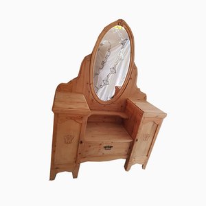 Antique Softwood Ladies Dressing Table-QDP-691642