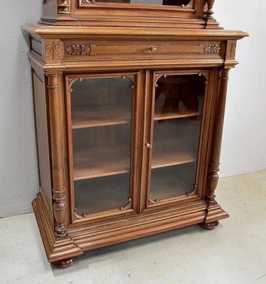 Antique Solid Walnut Breakfast Buffet, 1900s-RVK-625644