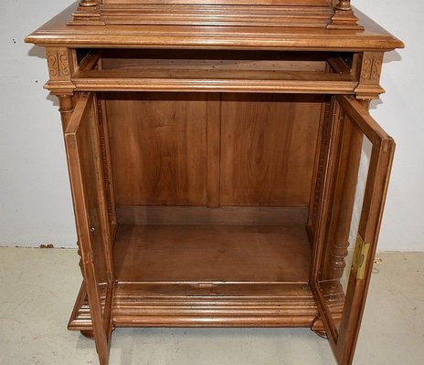 Antique Solid Walnut Breakfast Buffet, 1900s-RVK-625644