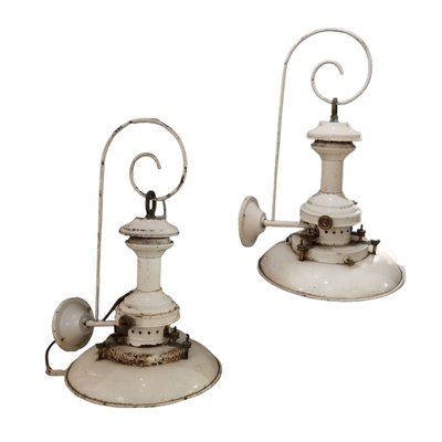 Antique Spanish Iron Marine Wall Sconces, Set of 2-TCS-1811632