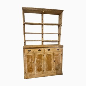 Antique Spanish Pine Cupboard with Two Bodies-TCS-1759547