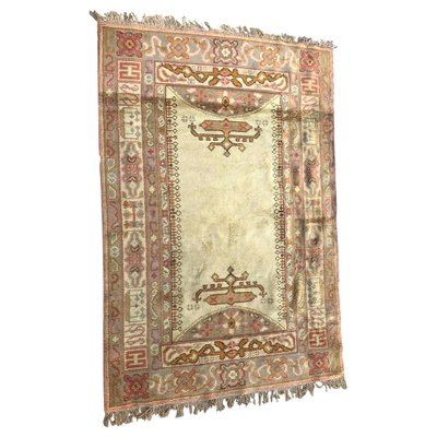 Antique Spanish Ushak Style Rug-YMM-1062096