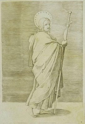 Antique St. James Etching Artwork on Paper-ZCI-765171