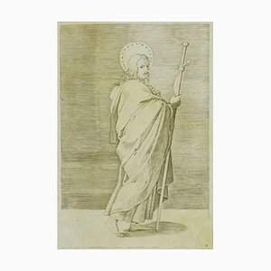 Antique St. James Etching Artwork on Paper-ZCI-765171