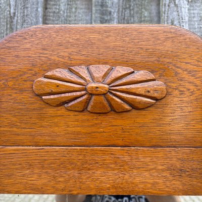 Antique Standing Coat Rack in Oak, 1900s-ALF-2033624