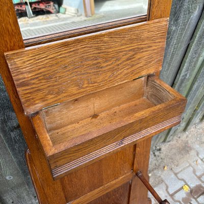 Antique Standing Coat Rack in Oak, 1900s-ALF-2033624