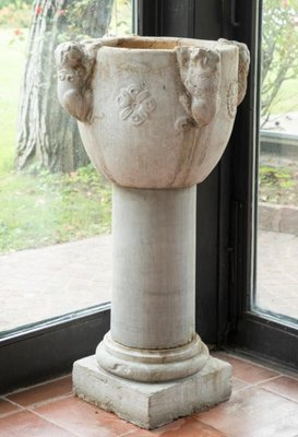 Antique Stone Font from Istria-FDW-2033153