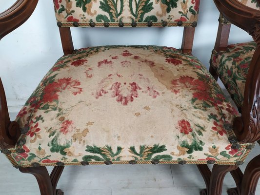 Antique Style Castle Armchairs, Set of 2-EAD-1821063