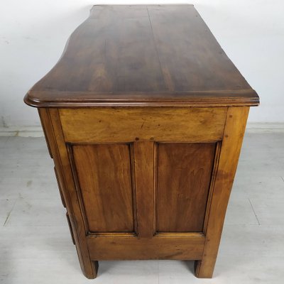 Antique Style Chest of Drawers in Carved Walnut, 1950s-EAD-1716646