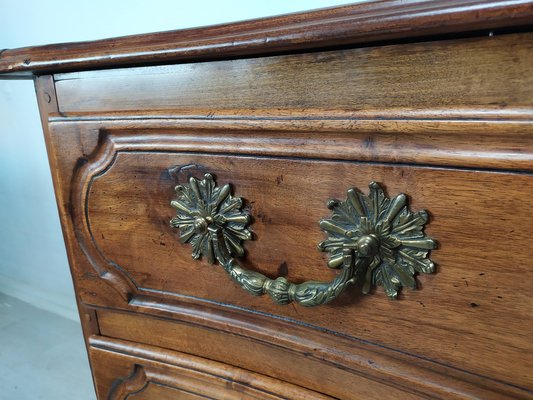 Antique Style Chest of Drawers in Carved Walnut, 1950s-EAD-1716646