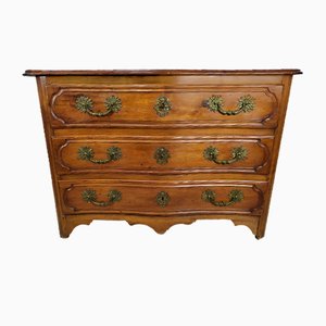 Antique Style Chest of Drawers in Carved Walnut, 1950s-EAD-1716646