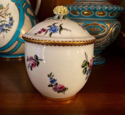 Antique Sugar Bowl in Porcelain from Sevres, 1766-OZS-1344477