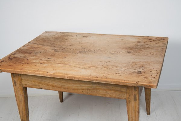 Antique Swedish Folk Art Dining Table-MJF-1371276