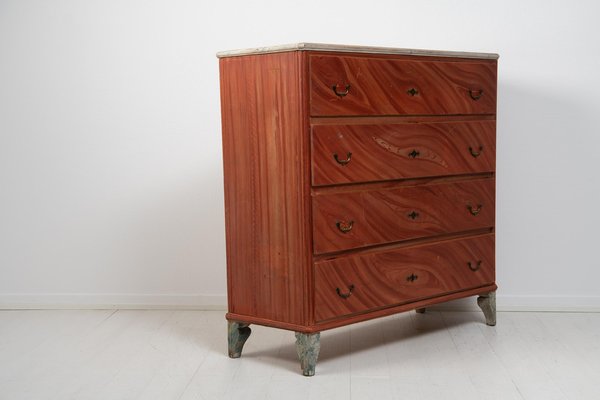 Antique Swedish Gustavian Country Chest of Drawers-MJF-1291496