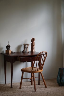 Antique Swedish Gustavian Red Stained Pine Desk, 19th Century-MXF-1717835