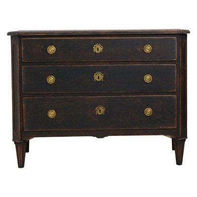 Antique Swedish Gustavian Style Chest of Drawers with Original Hardware-MJF-2034313