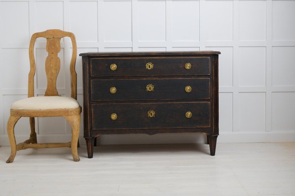 Antique Swedish Gustavian Style Chest of Drawers with Original Hardware-MJF-2034313