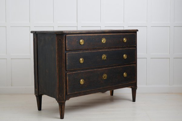 Antique Swedish Gustavian Style Chest of Drawers with Original Hardware-MJF-2034313