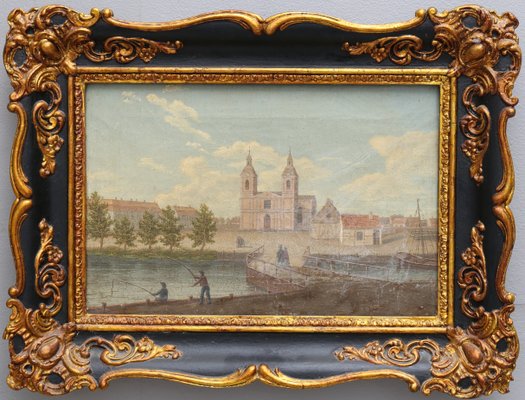 Antique Swedish Painting by Erik West Erling-VAP-638786