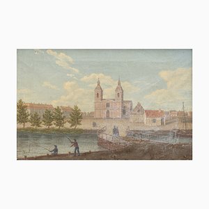 Antique Swedish Painting by Erik West Erling-VAP-638786