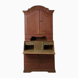 Antique Swedish Rococo and Gustavian Style Secretary Cabinet-MJF-2016980