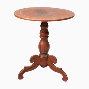 Antique Swedish Rustic Pedestal Table in Pine-MJF-1292426