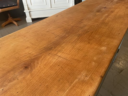 Antique Table in Beech, 1890s-WWE-1706599