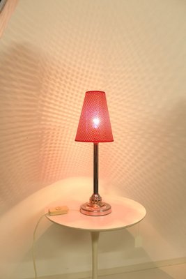 Antique Table Lamp with Perforated Cardboard Shade, 1915-ZWH-627719