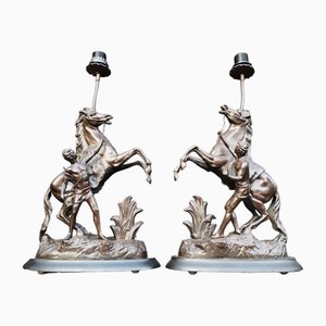 Antique Table Lamps by Guillaume Coustou, 1890s, Set of 2-URP-1746453