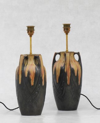 Antique Table Lamps from Denbac, Set of 2-JUA-550510