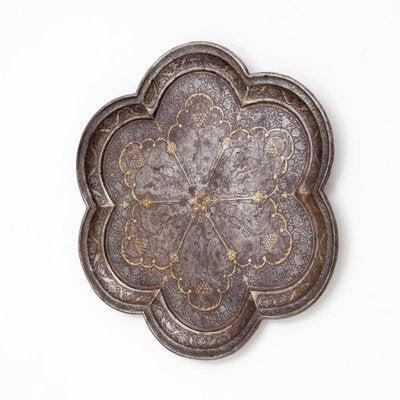 Antique Tray with Gold Inlay-VEI-1807926