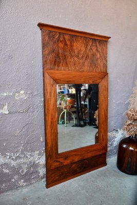 Antique Trumeau Mirror in Walnut-AIU-1731788