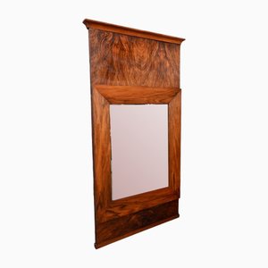 Antique Trumeau Mirror in Walnut-AIU-1731788