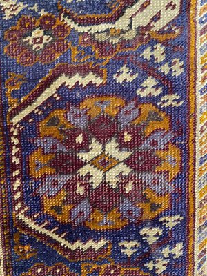 Antique Turkish Anatolian Distressed Fine Silk Cesareh Rug-YMM-1061704