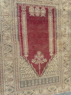 Antique Turkish Ghiordes Rug-YMM-1804924