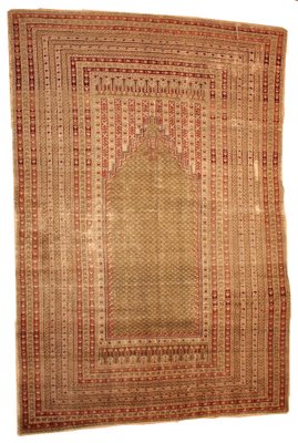 Antique Turkish Handmade Ghurdes Rug, 1870s-JZV-1020296