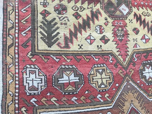 Antique Turkish Kazak Design Rug-YMM-1061922