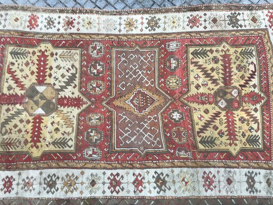 Antique Turkish Kazak Design Rug-YMM-1061922