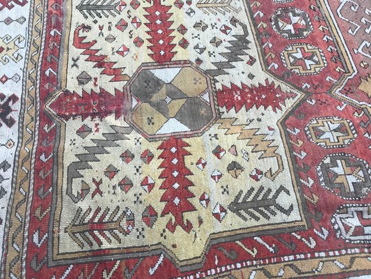 Antique Turkish Kazak Design Rug-YMM-1061922