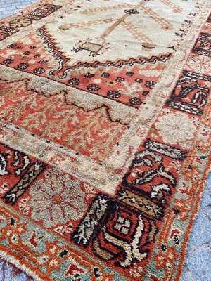 Antique Turkish Oushak Rug-YMM-1217706