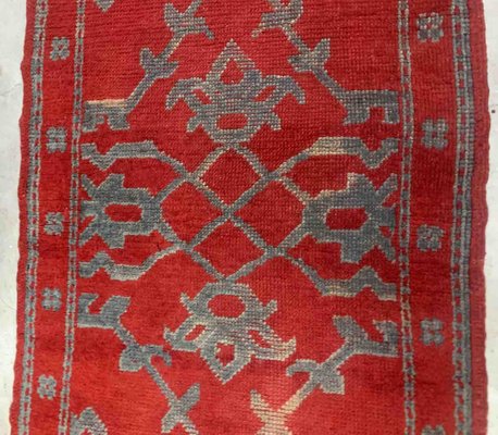 Antique Turkish Oushak Rug, 1880s-JZV-1384294