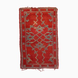 Antique Turkish Oushak Rug, 1880s-JZV-1384294